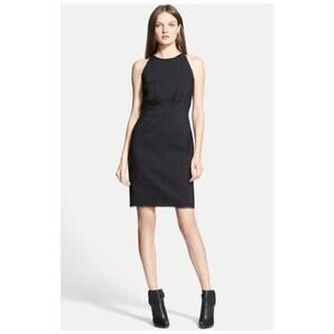 Tory Burch Ivana Corded Dot Sheath Dress Size 2
